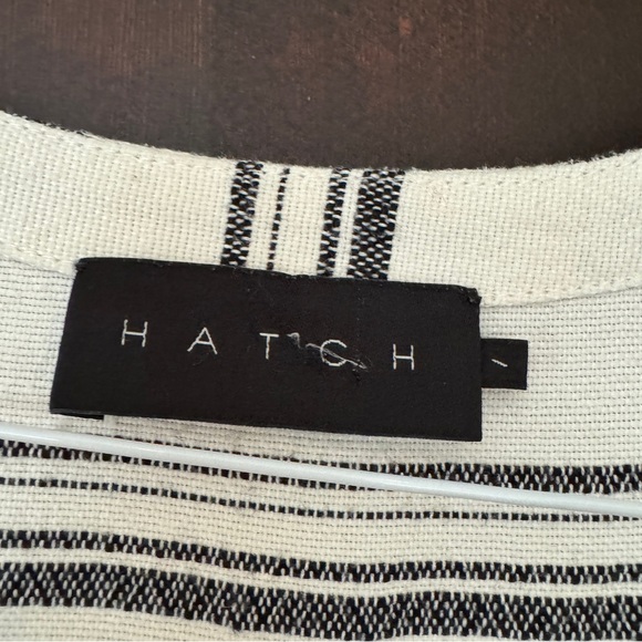 Hatch Women’s Cotton Maternity Striped Top - 1 - Picture 3 of 4